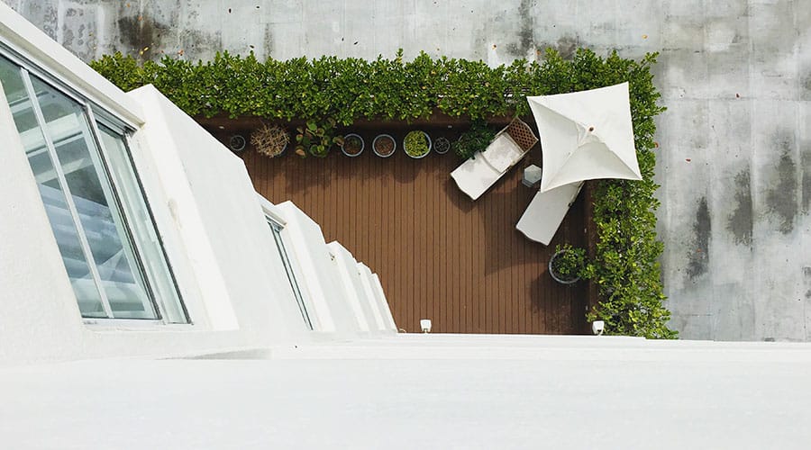 Privacy in balcone siepe