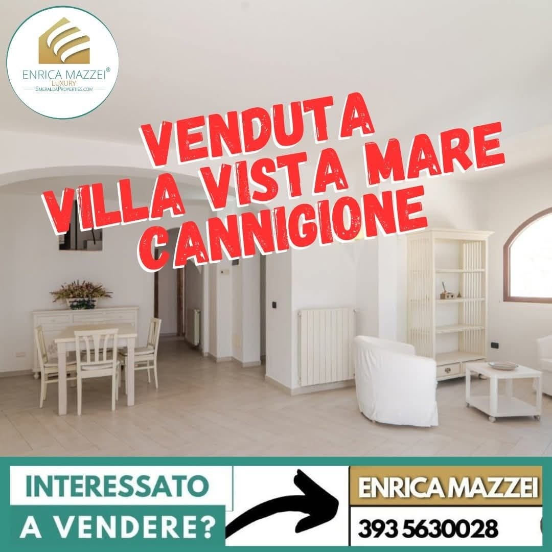 CANNIGIONE IN VENDITA VILLA VISTA MARE CON AMPI SPAZI AD UN PASSO DALLA SPIAGGIA